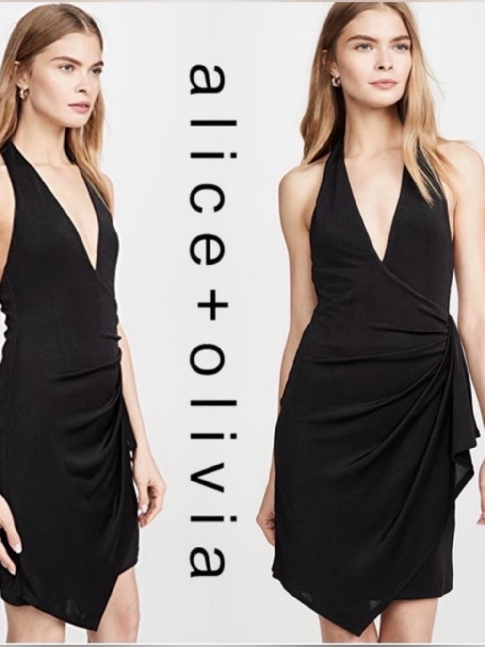Alice + Olivia Marx Halter Dress